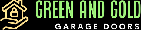 Green And Gold Garage Doors Logo Color